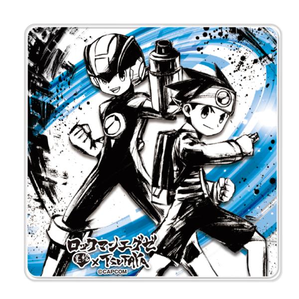 【『ロックマンエグゼ』×墨絵SHOP】墨絵アクリルコースター（全4種）