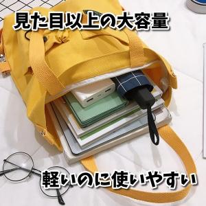 トートバッグ レディース a4 手提げ キャン...の詳細画像2
