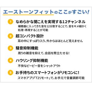 耳穴式デジタル補聴器 エーストーンフィット2 ...の詳細画像2