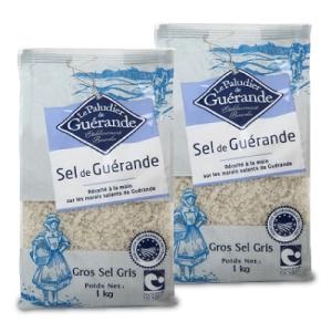 アクアメール セルマランドゲランド ゲランドの塩 あら塩 1kg × 2袋