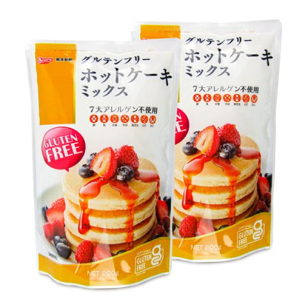 熊本製粉 グルテンフリーホットケーキミックス 200g × 2袋