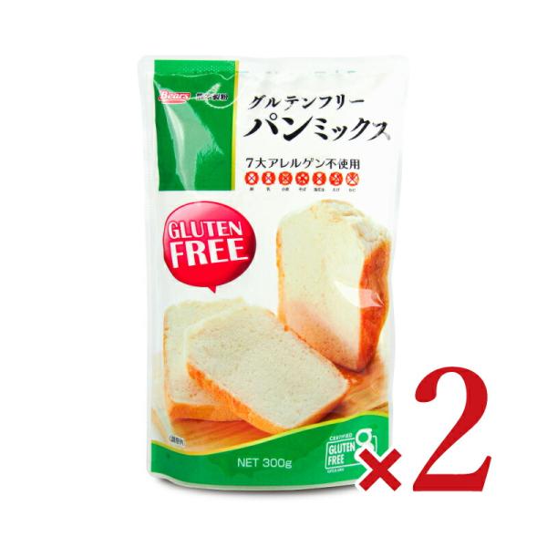 熊本製粉 グルテンフリーパンミックス 300g × 2袋