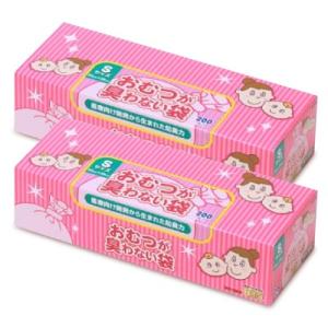 クリロン化成 おむつが臭わない袋BOS (ボス) ベビー用 箱型 Sサイズ(200枚入) × 2個