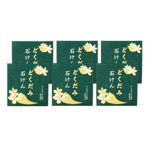 地の塩社 和の美肌石けんＣ（どくだみせっけん）100g × 6個｜tsutsu-uraura