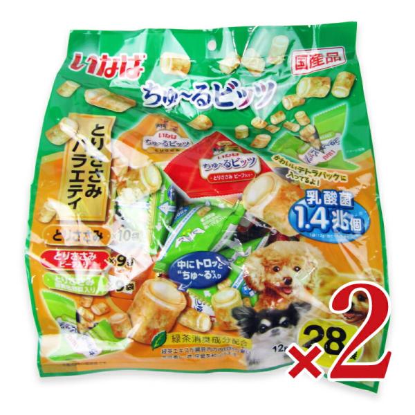 いなば ちゅ〜るビッツ とりささみバラエティ 12g×28袋 × 2袋