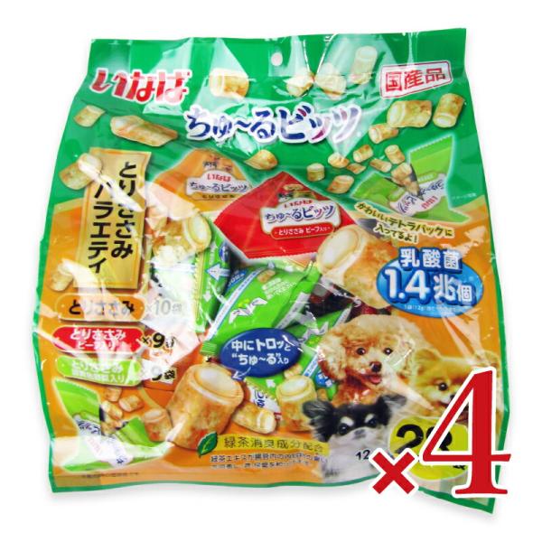 いなば ちゅ〜るビッツ とりささみバラエティ 12g×28袋 × 4袋