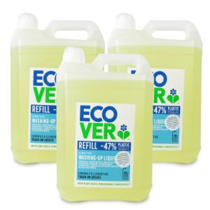 エコベール 食器用洗剤カモミール 5L × 3個