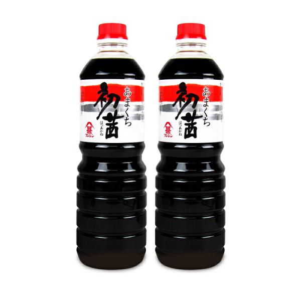 富士甚醤油 上級初茜甘口 1000ml × 2本