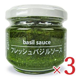 ファインド・ニューズ フレッシュバジルソース 95g × 3個 瓶｜tsutsu-uraura