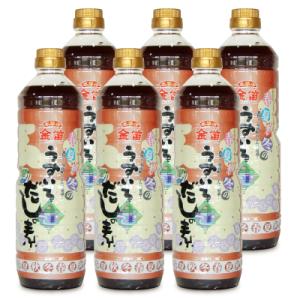 笛木醤油 金笛 春夏秋冬のうすいろだしの素 1L × 6本