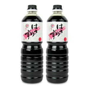 福岡醤油店 はさめず こいいろ 1L × 2本 ペットボトル