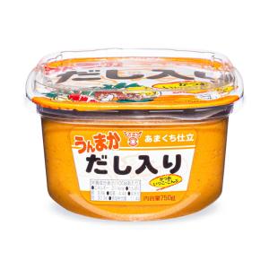 フンドーキン うんまかだしいりみそ 750g あまくち仕立｜tsutsu-uraura