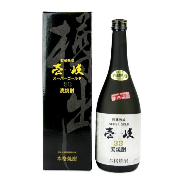 玄海酒造 壱岐 麦焼酎 スーパーゴールド 箱入 33度 720ml