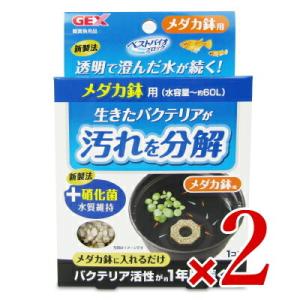 ジェックス GEX ベストバイオブロック メダカ鉢用 × 2個