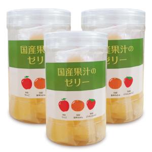 銀座花のれん 国産果汁ゼリー 180g × 3個