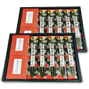 五島手延うどん (国産小麦)と 飛魚だしつゆ (煮出し用)詰合せ × 2個