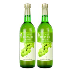 はこだてわいん 酸化防止剤無添加ブドウ香る白 720ml 白ワイン × 2本｜tsutsu-uraura
