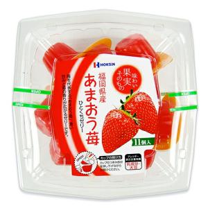北辰フーズ 福岡 あまおう苺ひとくちゼリー 21g×11個