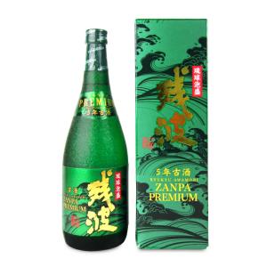 比嘉酒造 残波 乙類 泡盛 プレミアム5年古酒 720ml｜tsutsu-uraura