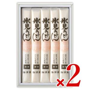 海津屋 氷見うどん細麺 国産小麦100%使用 [ 200g × 5本 ] × 2箱