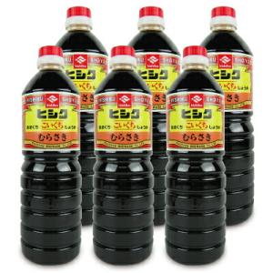 醤油 しょうゆ 濃口醤油 甘口 甘口醤油 藤安醸造 ヒシク こいくちしょうゆ むらさき甘口 1L×6...