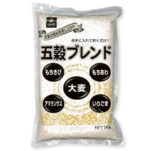 はくばく 五穀ブレンド 1kg  1000g  お徳用サイズ｜tsutsu-uraura