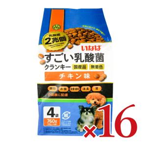 いなば すごい乳酸菌クランキー チキン味 (190g×4) ×8個×2箱 ケース販売｜tsutsu-uraura