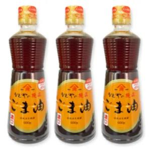 ごま油 ゴマ油 胡麻油 かどやかどや製油 銀印 純正ごま油 濃口 600g