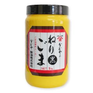 かどや製油 ねりごま  黒  1kg  かどや