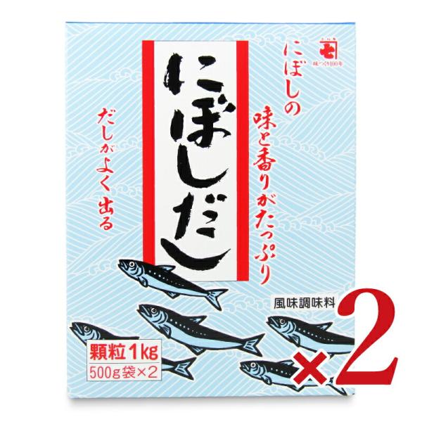かね七 風味調味料にぼしだし 1kg × 2個