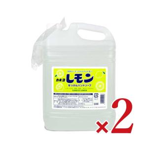 カネヨ石鹸 カネヨレモンせっけんハンドソープ 5kg × 2本 業務用｜tsutsu-uraura