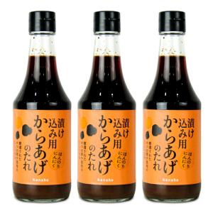 ケンシヨー 漬込用からあげのたれ 300ml × 3本｜tsutsu-uraura