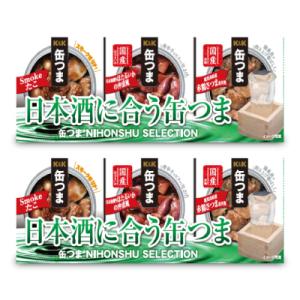 国分 K＆K  缶つま SELECTION 日本酒に合う缶つま 3個 × 2箱