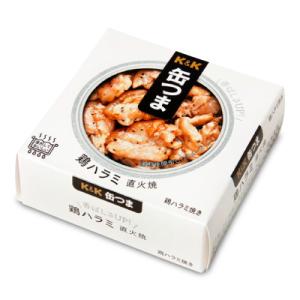 缶詰 缶つま おつまみ 缶詰め 肉 お肉 K&K 鶏ハラミ 直火焼 50g｜tsutsu-uraura