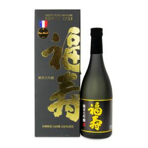 神戸酒心館 福壽 純米大吟醸・黒ラベル 720ml｜tsutsu-uraura