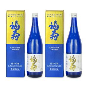 神戸酒心館 福寿 純米吟醸 山田錦 箱入 720ml × 2箱｜tsutsu-uraura