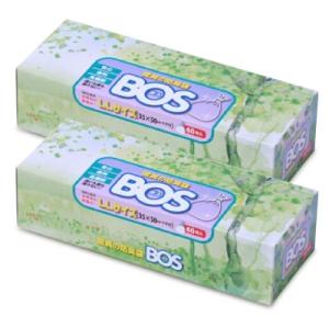 クリロン化成 驚異の防臭袋 BOS ビッグタイプ（LLサイズ） 大人用おむつ処理用60枚入り × 2...