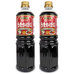 醤油 だし醤油 万能たれ しょうゆ クルメキッコー 時短 うまかばい 1L×2本｜tsutsu-uraura