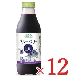 ジュース フルーツジュース ストレート ブルーベリー ジュース フルーツジュース マルカイ 順造選 ブルーベリー100 500ml×12本 ストレートジュース ケース販売｜tsutsu-uraura