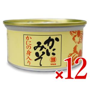 マルヨ食品　新かにの身入りかにみそ 缶詰 100g × 12缶