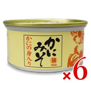 マルヨ食品 新かにの身入りかにみそ 缶詰 100g × 6缶