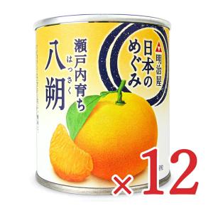 明治屋 日本のめぐみ 瀬戸内育ち 八朔 210g ×12個 ケース販売 缶詰