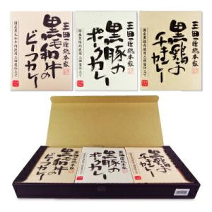 カレー レトルトカレー レトルト食品 三田屋総本家 カレー詰合せ(ギフト)M 210g × 6箱｜tsutsu-uraura