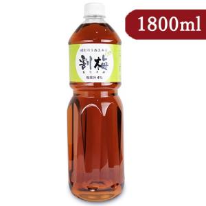 宮崎本店 焼酎用 うめエキス「割梅」1800ml｜tsutsu-uraura