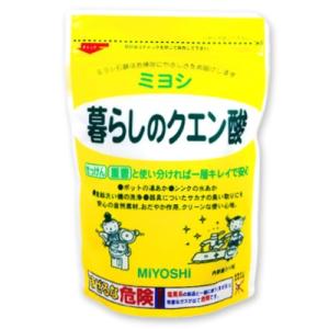 ミヨシ石鹸 暮らしのクエン酸 330g　ポイント消化に 爆買｜にっぽん津々浦々