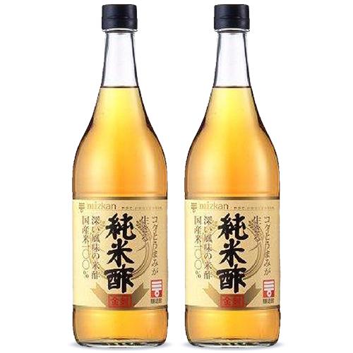 ミツカン 純米酢金封 900ml × 2本