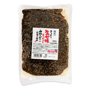 桃屋 生七味 300g さあさあ生七味とうがらし 山椒はピリリ結構なお味｜tsutsu-uraura