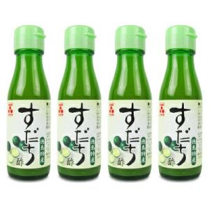 盛田 かがや イチミツボシ すだち酢 100g × 4本 瓶