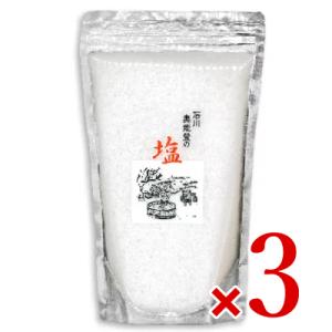 石川 奥能登の塩 1kg × 3袋 なかみち屋｜tsutsu-uraura