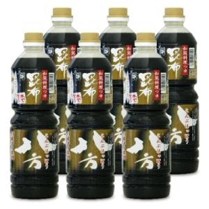 中村醸造元 昆布八方 1000ml × 6本 ケース販売